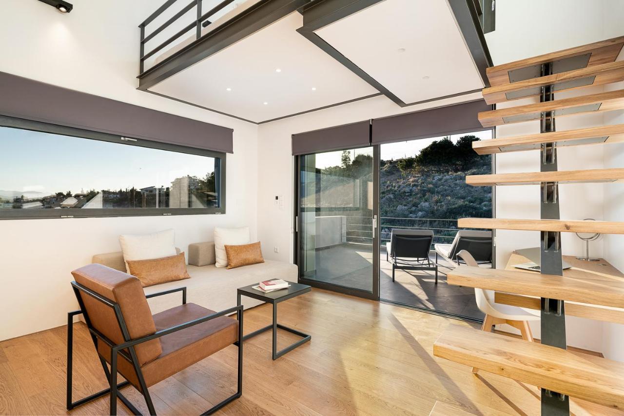 Seametry Luxury Living Penthouse Villa Soúda Eksteriør bilde